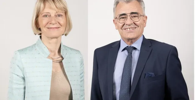photo  véronique louwagie, députée de l’orne, et philippe van-hoorne, maire de l’aigle, sont les candidats de la droite aux élections départementales sur le canton de l’aigle  &copy;  dr 