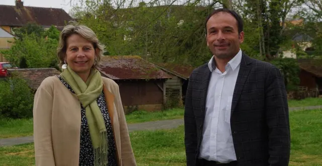 photo  hélène le conte et anthony trifaut sont candidats aux élections départementales du canton de savigné-l’évêque.  &copy;  le maine libre 