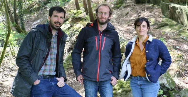 photo  thibaut prod’homme, cyril gallier et émilie gallier sont à l’origine du projet des minières, à la ferrière-aux-étangs.  &copy;  ouest-france 