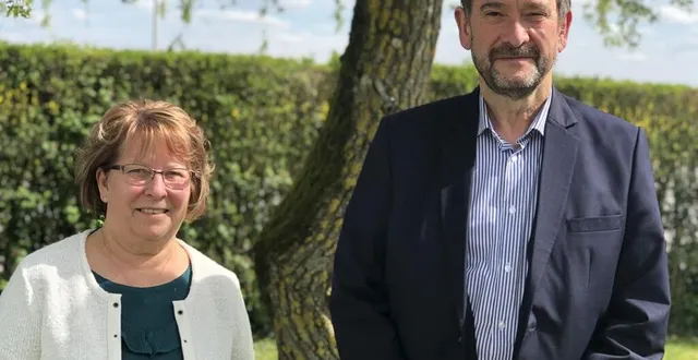 photo  conseillers départementaux du canton de sées sortants, jocelyne benoit et claude duval souhaitent pouvoir poursuivre les actions mises en place.  &copy;  ouest-france 