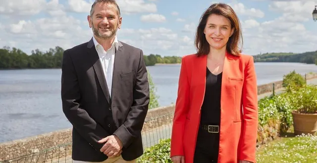 photo  christelle morançais et son binôme jean-luc catanzaro  &copy;  photo david piolé 