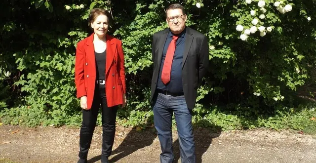 photo  cécile bayle de jesse et stéphane martini.  &copy;  le maine libre 