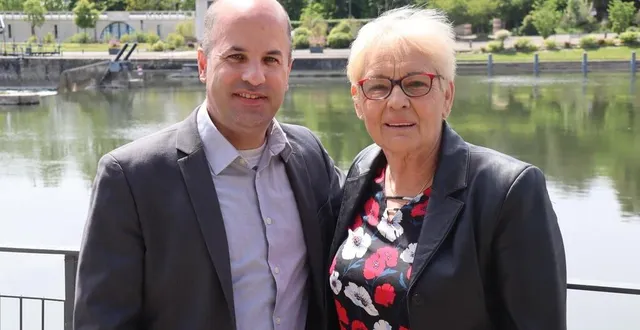 photo  rémi mareau, élu d’opposition à sablé-sur-sarthe, et bernadette flament, élue d’opposition au bailleul, représentent la liste divers gauche uni.e.s aux élections départementales 2021, pour le canton de sablé-sur-sarthe.  &copy;  ouest-france 