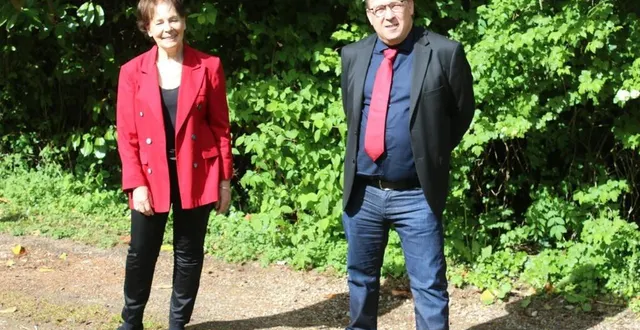 photo  cécile bayle de jessé et stéphane martini se présentent aux élections départementales dans le canton de mamers, en sarthe, sous l’étiquette debout la france.  &copy;  ouest-france 