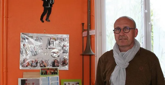 photo  christophe brossier, président de l’association musicale laïque.  &copy;  le maine libre 