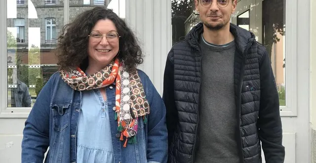 photo  aurélie leguédé et mehdi khemari sont les candidats de la france insoumise pour le canton de flers 2.  &copy;  ouest-france 