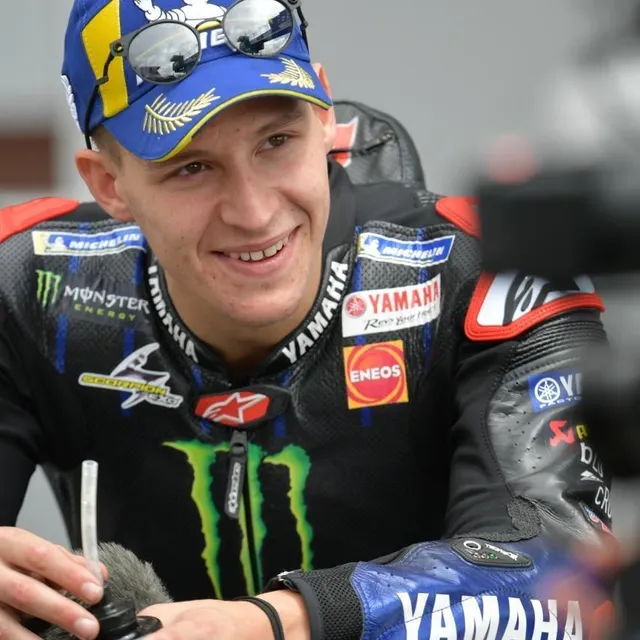 photo sport. motocyclisme. vitesse. championnat du monde.
grand prix de france moto. le mans.
catégorie motogp.

fabio quartararo meilleur temps des essais partira en pole position en première ligne du grand prix.

20. fabio quartararo. yamaha. monster energy yamaha motogp. france.

photo daniel fouray.  ©  daniel fouray / ouest-france