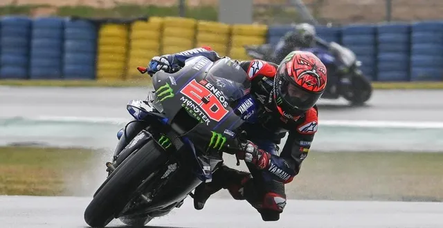 photo  fabio quartararo a terminé troisième, ce dimanche.  &copy;  daniel fouray / ouest-france 