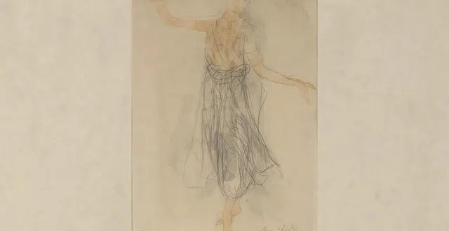 photo  ce dessin de rodin a été vendu aux enchères à 47 000 euros.  &copy;  luc paris 