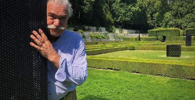 photo  jean-bernard métais a installé douze chambres sensorielles dans le jardin du château de poncé. une exposition à ciel ouvert, à découvrir jusqu’au 25 octobre.  &copy;  ouest-france 