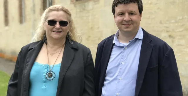 photo  nathalie goret et romain barelle se présentent pour le canton d’argentan 2, sous l’étiquette rassemblement national.  &copy;  ouest-france 
