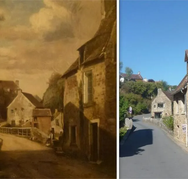 photo un autre lieu très emblématique peint par mary renard (détail).  ©  ouest-france