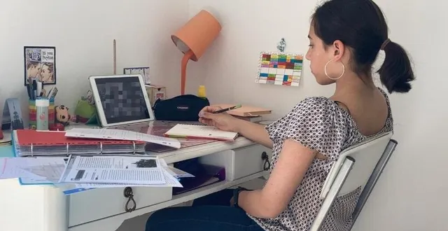 photo  les collégiens de 4e et de 3e ?ne savent pas encore s’ils reprendront à temps plein en présentiel.  &copy;  photo le maine libre 