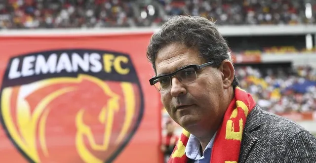 photo  thierry gomez revendique les liens entre le mans fc et les clubs amateurs du département.  &copy;  archives le maine libre – denis lambert 