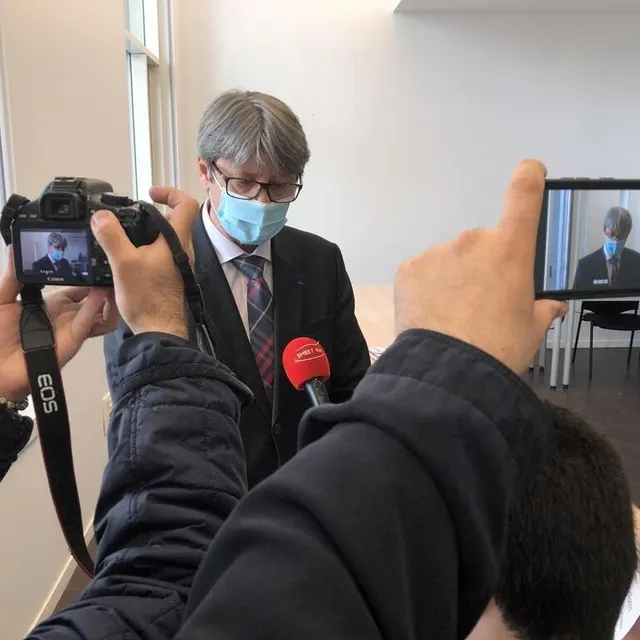 photo eric zabouraeff, secrétaire général de la préfecture de la sarthe, commente la situation sanitaire ce mercredi 19 mai 2021.  ©  le maine libre