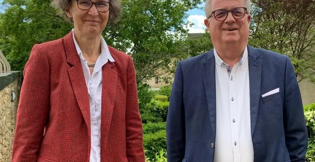 photo  galiène cohu et régis vallienne.  &copy;  ouest-france 