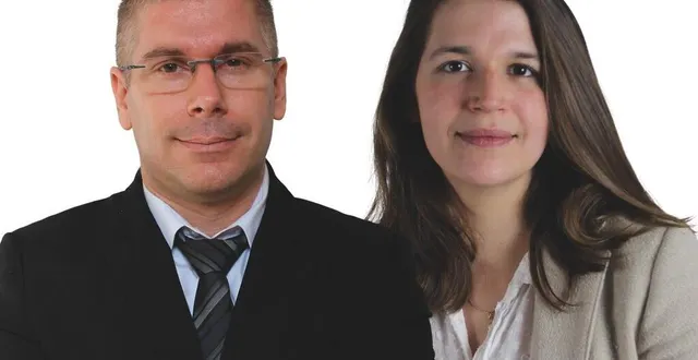 photo  jean-baptiste dominguez et claire-emmanuelle gauer sont candidats aux élections départementales dans le canton de sées, sous l’étiquette rassemblement national.  &copy;  dr 