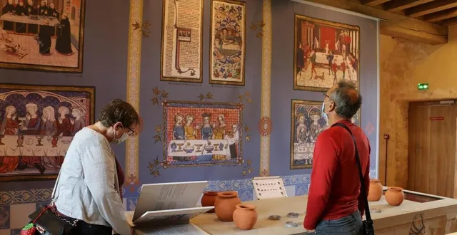 photo  le manoir de la cour, à asnières-sur-vègre (sarthe), a rouvert ses portes au public samedi 22 mai 2021.  &copy;  ouest-france 