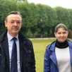 photo gérard latinier et ingrid hoorelbeke, candidats rn aux départementales 2021 sur le canton de l’aigle.
