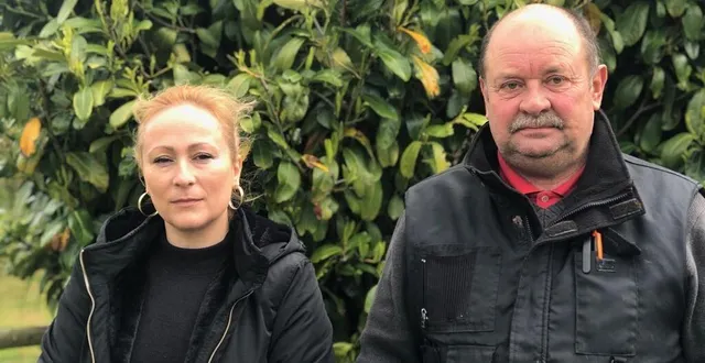 photo  laure delahaye et jean-charles perret forment le binôme rn candidat aux départementales pour le canton de rai.  &copy;  ouest-france 