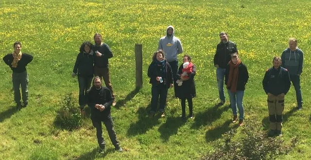 photo  les participants de foksa à la sortie de la réunion préparatoire.  &copy;  ouest-france 