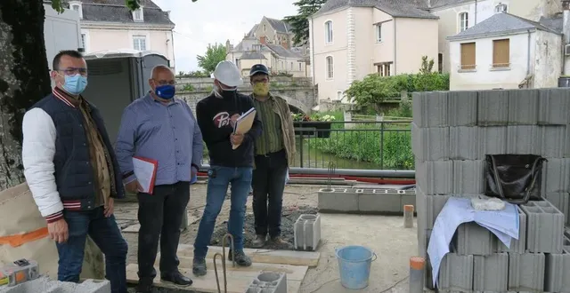 photo  la pose de la première pierre a eu lieu jeudi.  &copy;  ouest-france 