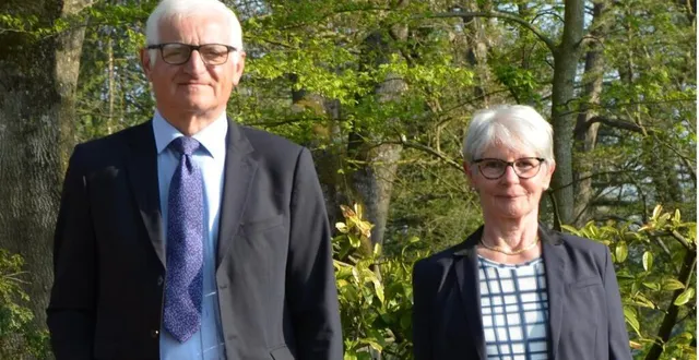photo  catherine lemercier et michel briffault sont candidats dans le canton de loué.  &copy;  ouest-france 