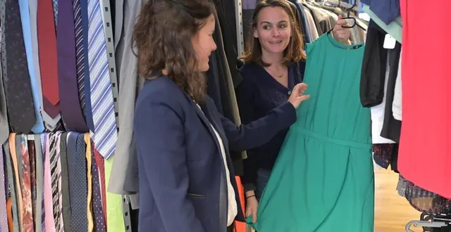 photo  l’association « la cravate solidaire » collecte et distribue des tenues professionnelles pour hommes et pour femmes, afin de les aider lors de leur entretien d’embauche.  &copy;  photo archives presse océan – nathalie bourreau 