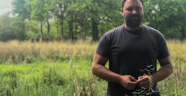 photo  johann launay est depuis sept ans le technicien en charge de la gestion du marais du grand-hazé.  &copy;  ouest-france 