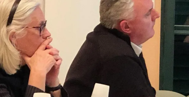 photo  penelope fillon, conseillère municipale à solesmes depuis 2014, lors de la réunion du conseil municipal du 20 janvier 2020.  &copy;  archives le maine libre 