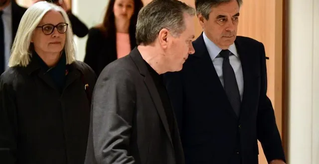 photo  l’ex premier ministre françois fillon et son épouse penelope au premier jour de leur procès ce mercredi 26 février 2020.  &copy;  afp 