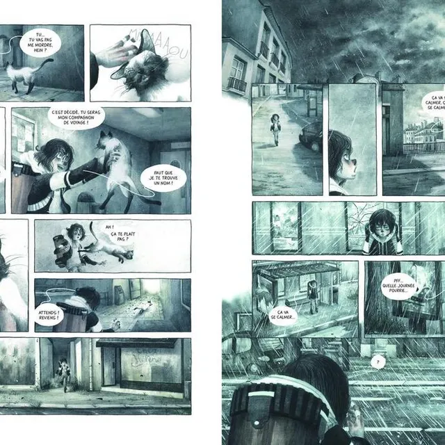 Le héros de l’album « Après le monde », Héli est l’un des seuls survivants à une étrange apocalypse. ? Timothée Leman/Sarbacane photo le héros de l’album « après le monde », héli est l’un des seuls survivants à une étrange apocalypse. ? © timothée leman/sarbacane