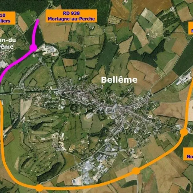 photo la déviation de bellême devrait être achevée en 2022.  ©  dr