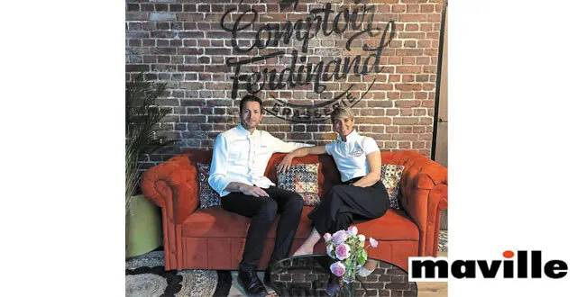 photo nathalie et vincent juvin au comptoir ferdinand &copy; k.m