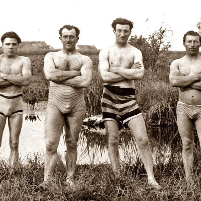 photo avant les années de guerre, l’insouciance, comme ici, en 1925 (abel boissier se trouve à droite sur la photo).  ©  collection privée