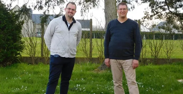 photo  alberic guyard et mickaël charlot.  &copy;  le maine libre 