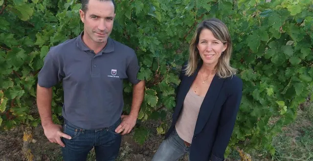 photo  françois et vanessa martin, du domaine des martin à cersay.  &copy;  archives co 