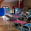 photo  la salle des fêtes de dissé est adaptée pour respecter les mesures sanitaires. 
