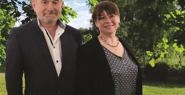 photo  luc-marie faburel et joëlle brunet.  &copy;  le maine libre 