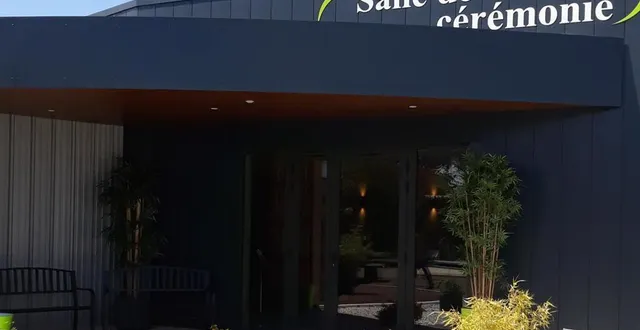 photo  cet aménagement se situe en prolongement de l’immeuble, face aux deux cimetières.  &copy;  le maine libre 