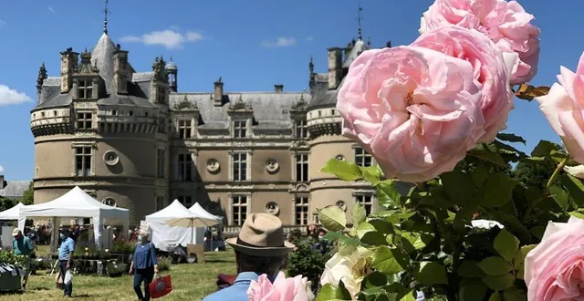 photo  c’est la fête des jardiniers tout le week-end au château du lude.  &copy;  ouest-france 