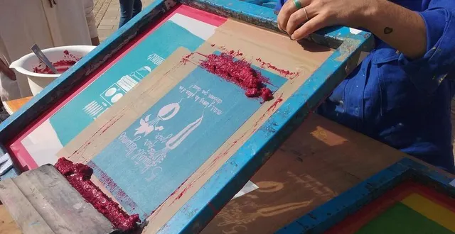 photo  le public pourra s’initier à la sérigraphie végétale ce dimanche 6 juin 2021.  &copy;  ouest-france 