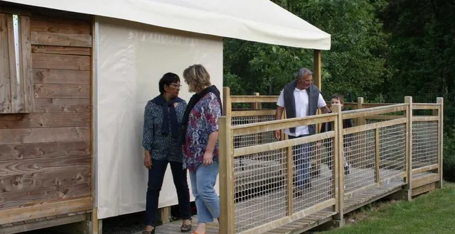 photo  le chalet pour les personnes à mobilité réduite fait partie des propositions de couchage du camping.  &copy;  archives ouest-france 