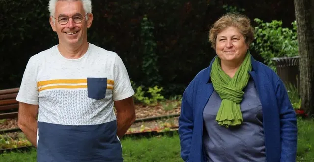 photo  philippe keravec et florence pain s’unissent pour se présenter dans le canton 7.  &copy;  photo le maine libre 