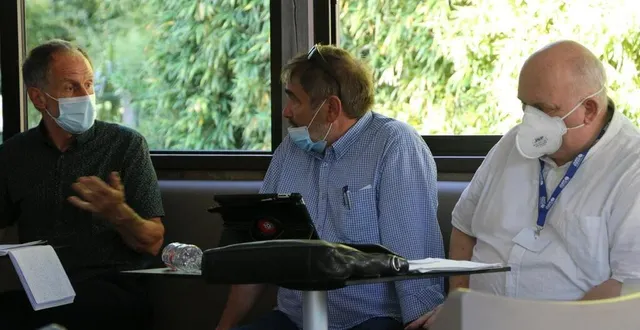 photo  le comité territorial de concertation éolien s’est réuni mardi 8 juin 2021 pour la troisième fois. à gauche, jean-stéphane devisse, médiateur.  &copy;  ouest-france 