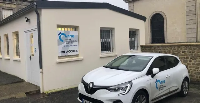 photo  le tout premier centre territorial de santé du conseil départemental a ouvert en juin 2020, au mêle-sur-sarthe.  &copy;  archives ouest-france. 