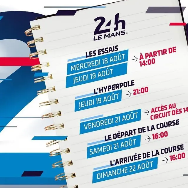 Le programme des 24 Heures 2021. ACO photo le programme des 24 heures 2021. © aco