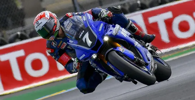 photo  la yamaha yart n°7 a remporté la bataille du chrono face au sert.  &copy;  le maine libre – yvon loue 