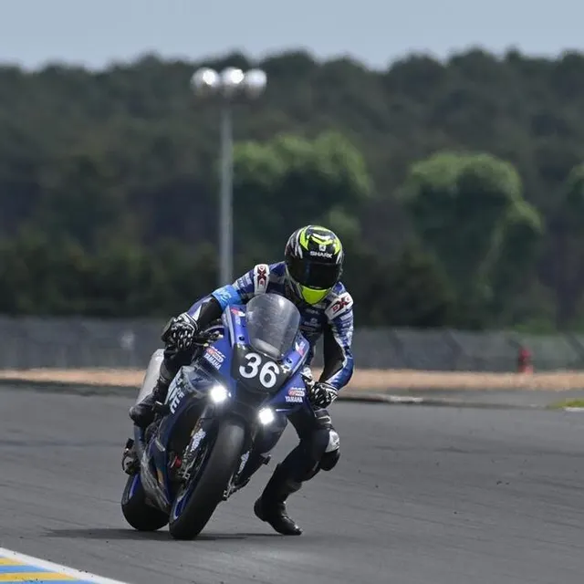 photo 24 heures du mans moto. #36. 3art best of bike. france. yamaha yzf – r1. formula ewc. escudier nicolas. france.  ©  daniel fouray / ouest-france