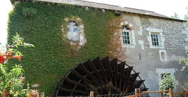 photo  avec la réouverture du moulin de rotrou à vaas, les visiteurs pourront découvrir le mécanisme du moulin.  &copy;  archves ouest france 